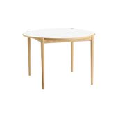 NOVA DINING TABLE ROUND 1100 Natural×White