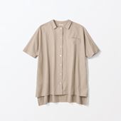 H& by POOL Long Wide Shirt Greige