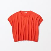 ��H& by POOL Cotton Pullover Knit Red