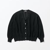 ��H& by POOL Cotton Cardigan Black