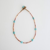sai Necklace Spiney Oyster Shell & Kingman Turquoise