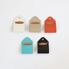 Hankページ（4枚セット・直接引き取り・32,000円） ☆Hender Scheme wall pocket card ピーコックブルー｜バスケット