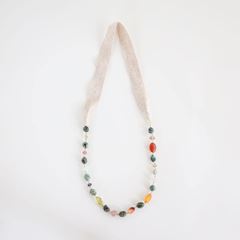 Sai  パールネックレス　　IDEE sai Necklace Moonstone,Pearl & Blue Chalcedony｜ネックレス
