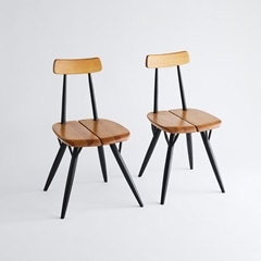 Auction #02】Ilmari Tapiovaara / Pirkka Chair ※2脚セット｜EXHIBIT 