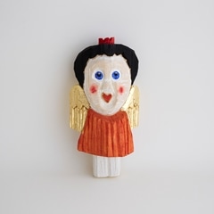 一点物】 Sverker Eklund 「天使のオブジェ 17」｜ウォールハンギング