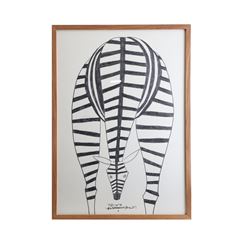 爆売り！ 一点物】山口一郎 「ZOO No.11」 L｜絵画・イラスト（一点もの 絵画