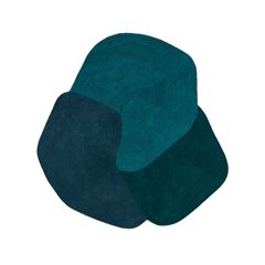 ラグ TOULEMONDE BOCHART TUMULUS 230×240 Bleu｜ラグ一覧｜IDEE SHOP