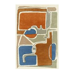 ラグ TOULEMONDE BOCHART BLEU DES YEUX 170×240 MULTI｜ラグ一覧