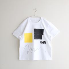 IDEE Dessin Tshirt ブラック×ヴァイブラント イエロー｜これまでに