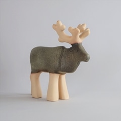 【定番品】Lisa Larson Reindeer Medium｜陶芸・ガラス作品