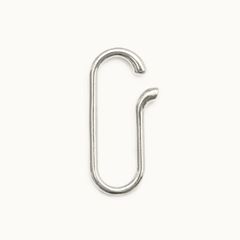 AROM. SMALL ELLIPTICAL EAR CUFF M Silver｜ピアス・イヤリング