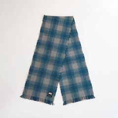 ☆【IDEE限定】kijinokanosei マフラー tupplur グレー×ブルー