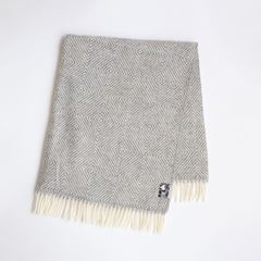 エルメス カシミヤ なで プレード ブランケット Biblotjeque 図書館