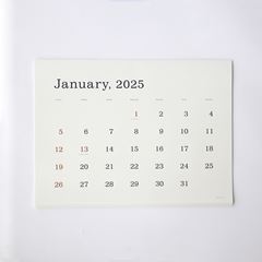 ☆葛西薫 カレンダー 2025 罫線なし｜その他インテリア雑貨