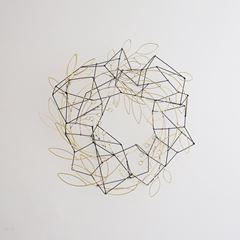 idee ワイヤーアート　山田一成　オブジェ　フクロウ 山田一成 「wireart wreath」｜その他オブジェ｜IDEE SHOP Online