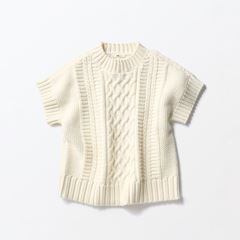 H& by POOL Cable Vest Off White｜トップス｜IDEE SHOP Online