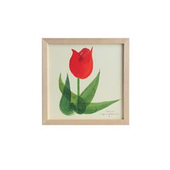 定番品】 山口一郎 「neoflower チューリップ 赤」｜ポスター
