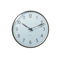 数量限定】 Arne Jacobsen 掛け時計 STATION ROYAL BLUE φ210｜時計