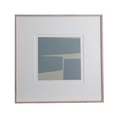 黒木周　版画　P.work NO.3 青色 1992年 レトロ　サインあり 黒木周 版画 P.work NO.3 青色 1992年 レトロ サインあり - メルカリ