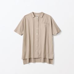 ☆H& by POOL Lロング ワイド シャツ ベージュ｜トップス｜IDEE SHOP