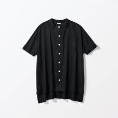 H& by POOL Long Wide Shirt Black Gingham｜トップス｜IDEE SHOP Online