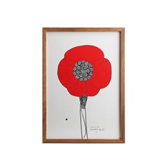 山口一郎　原画　HANA ピンク花　Mサイズ 4550723629614_org.jpg