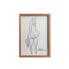 一点物】 山口一郎 「ウマ 7」S｜絵画・イラスト（一点もの）｜IDEE