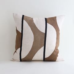 CAMENGO Viaggio クッションカバー 40cm角 ブラウン｜クッション｜IDEE