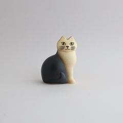 定番品】Lisa Larson Cats MANS S Black Gradation｜オブジェ｜IDEE