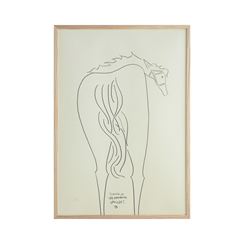 エディション】 山口一郎 ポスター 「ウマ」｜ポスター｜IDEE SHOP Online