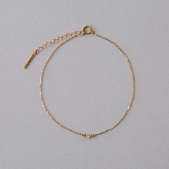 定番商品♪【Bonpoint】ダイヤモンド入りチェリーブレスレット CHERRY BROWN White Diamond Petit Bracelet｜ブレスレット